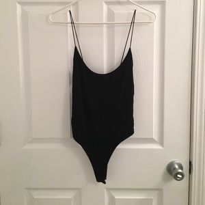 Naked Wardrobe Thin Strap Bodysuit