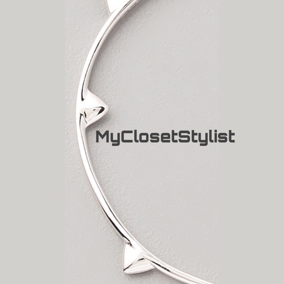 Elizabeth&James THORN NWT Sterling Silver Hoops925 - Picture 2 of 4