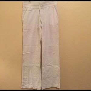 White linen beach pants by Hurley 🐠