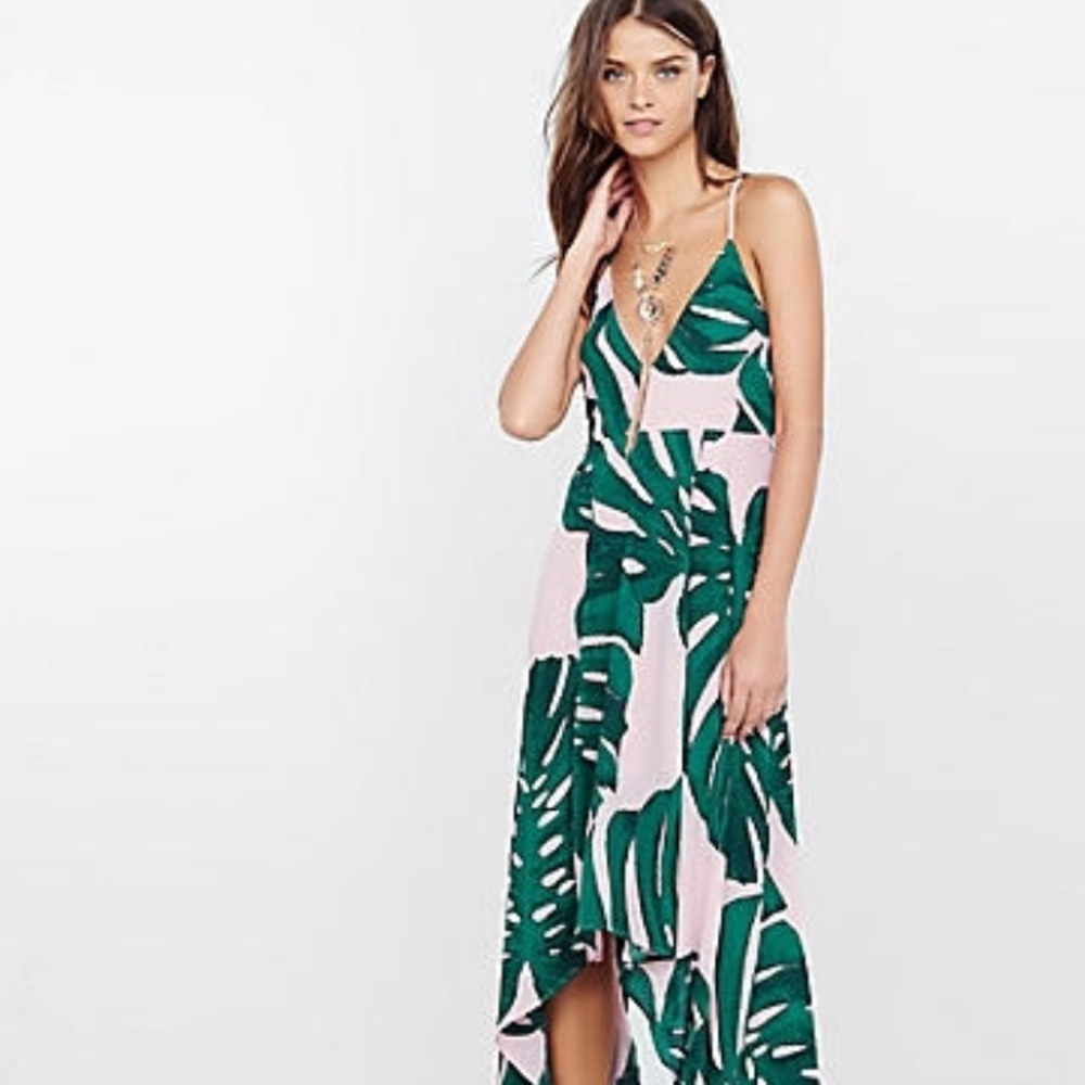 ISO Express Palm Leaf Dress