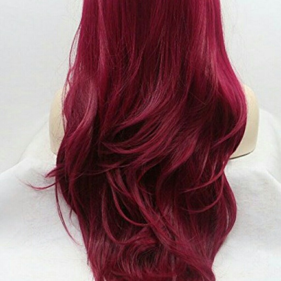 Purple Red Wavy Lacefront Wig  22-26 inches!!