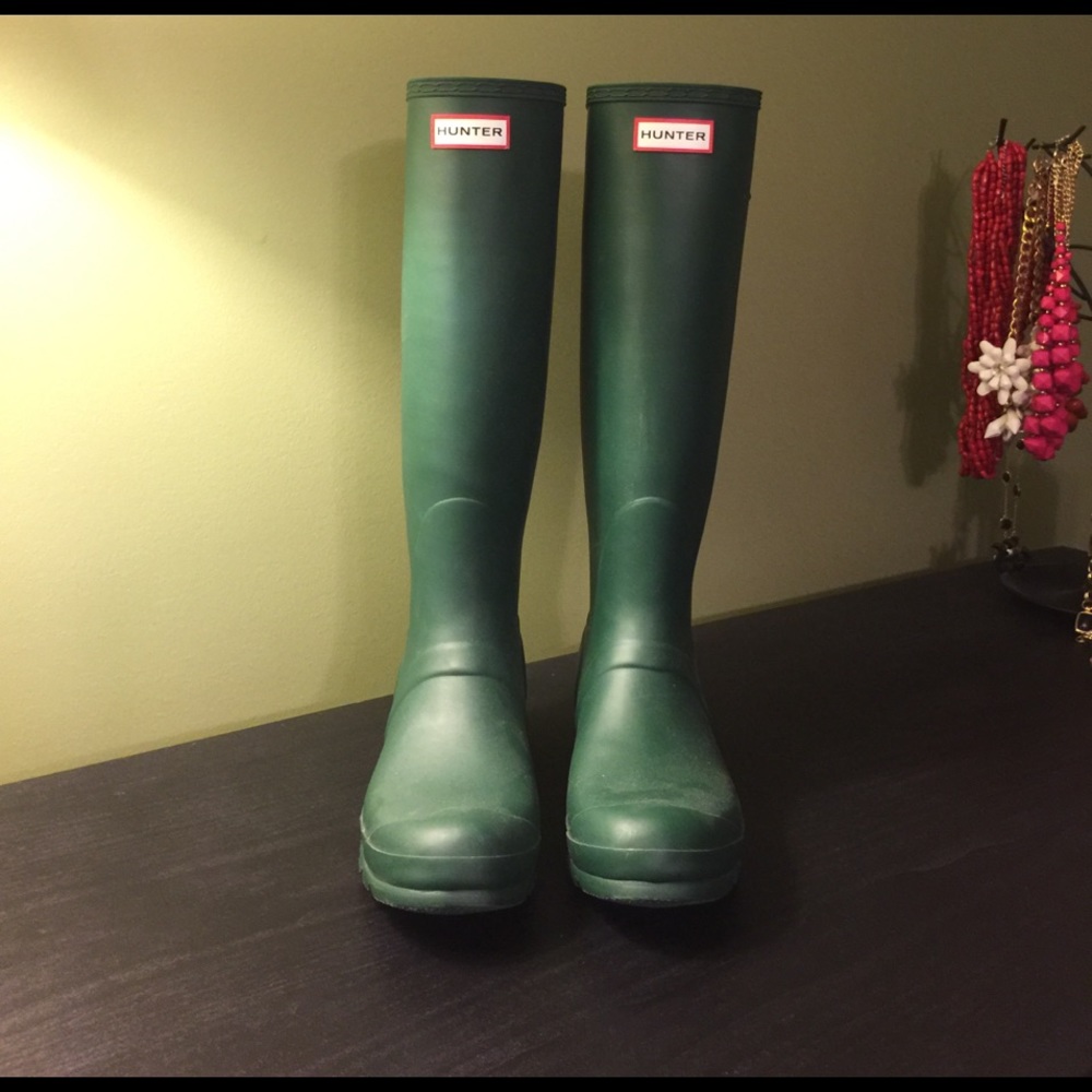 Original green Hunter boots