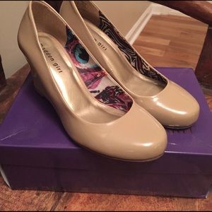 Madden Girl Nude Wedge Heels