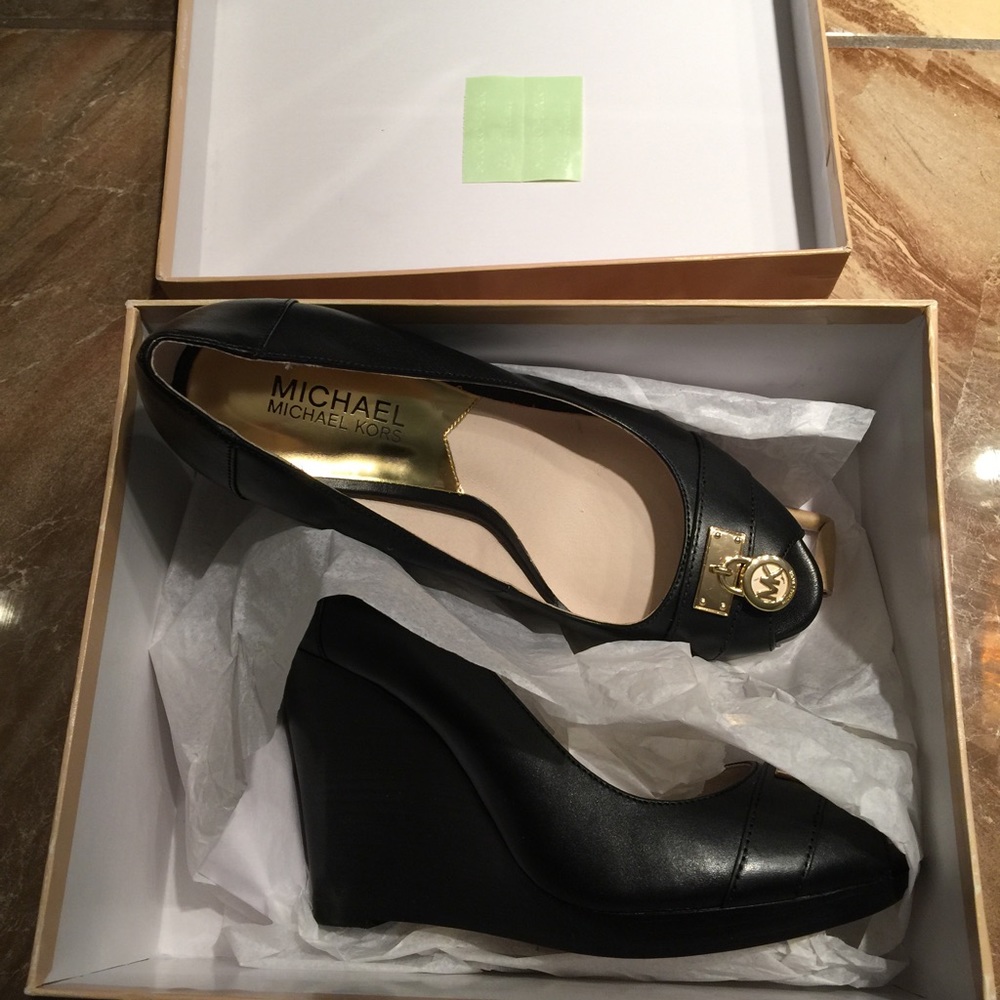 Michael kors Hamilton wedge shoes