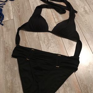 Black Victoria's Secret bikini Black Victoria's Secret bikini