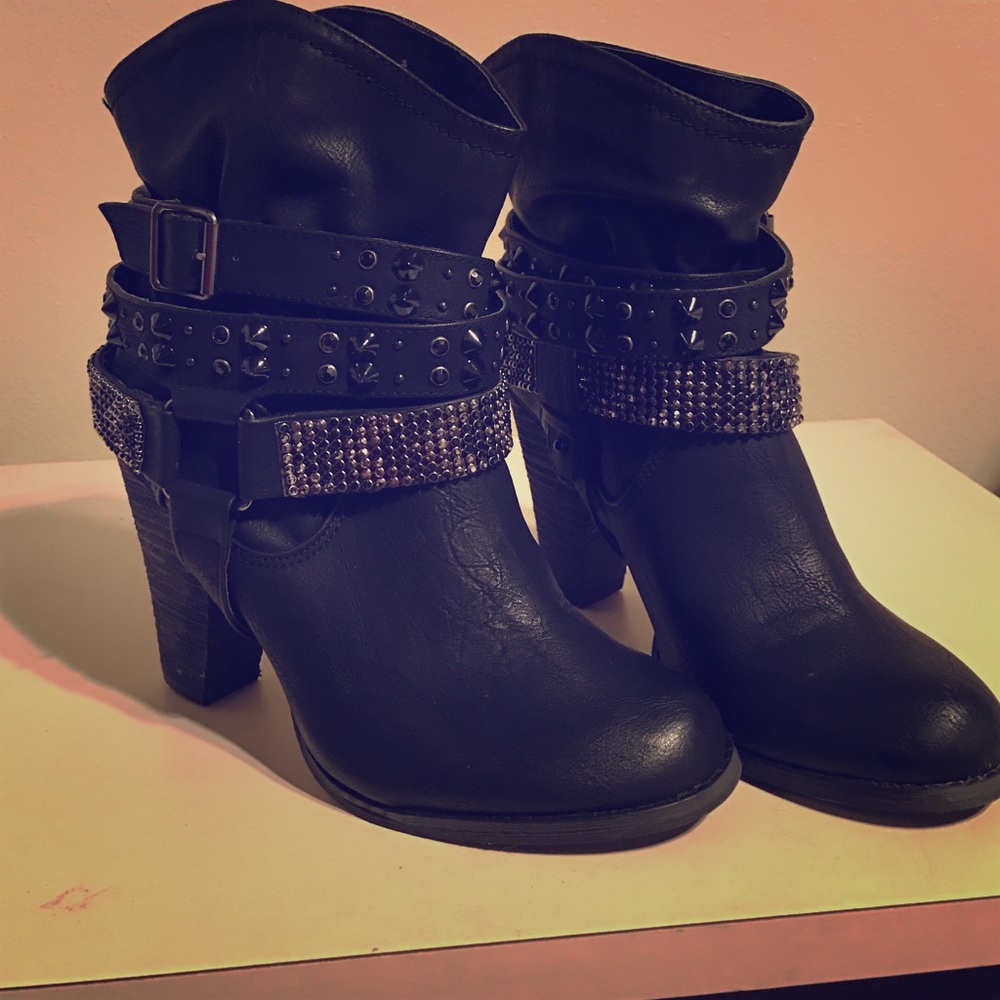 Black booties
