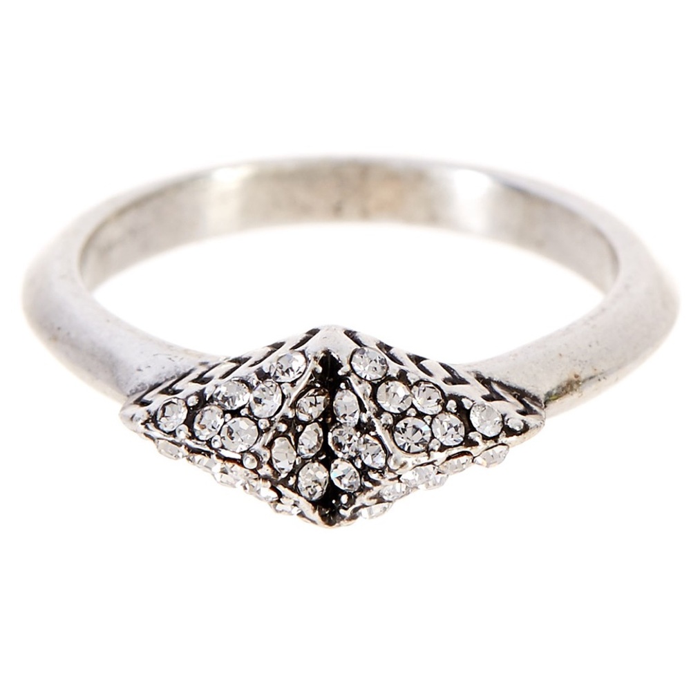 Sama Pave Crystal Ring Sizes 6-7-8 - Picture 4 of 4