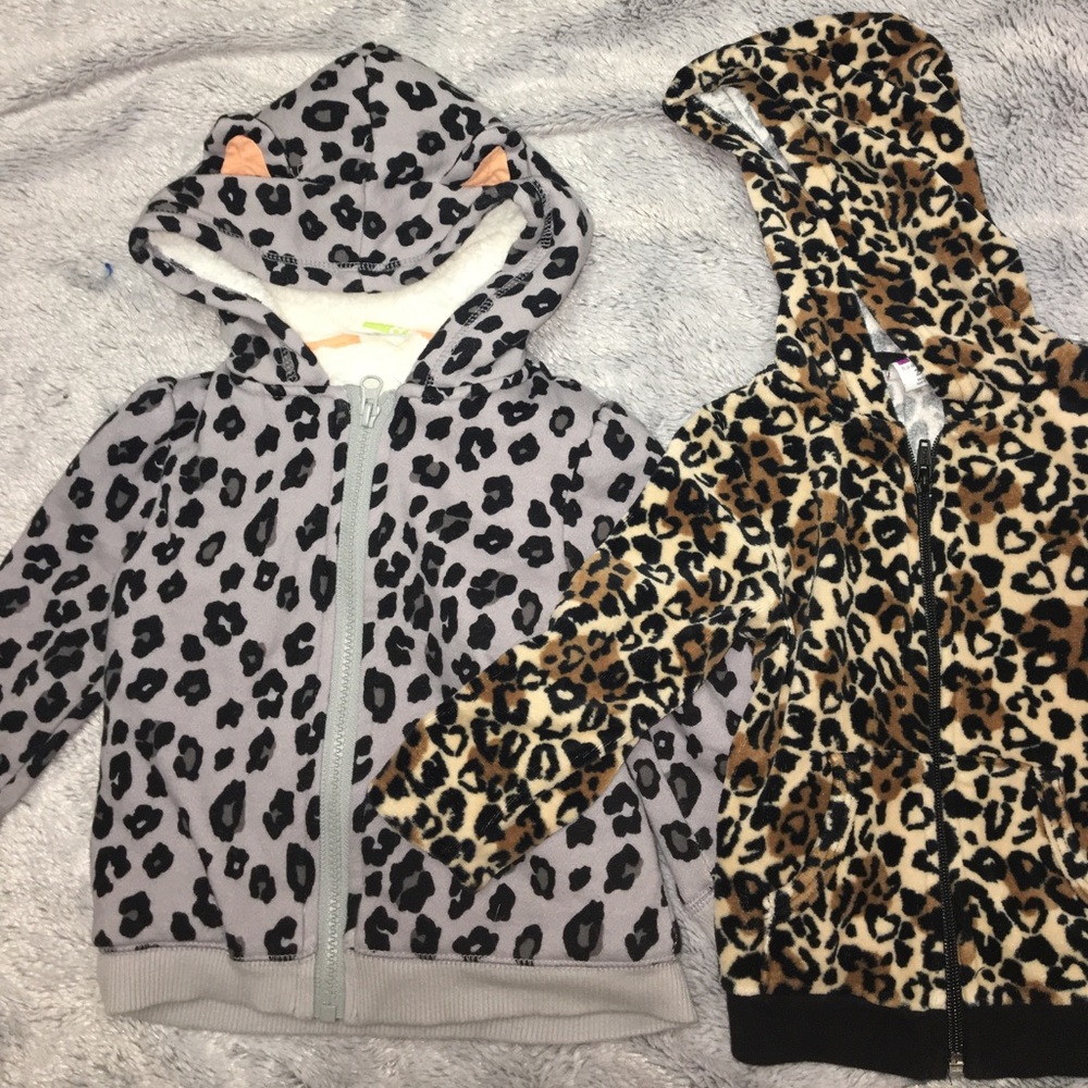 Cute Toddler Animal Print Hoodies 😺🌸