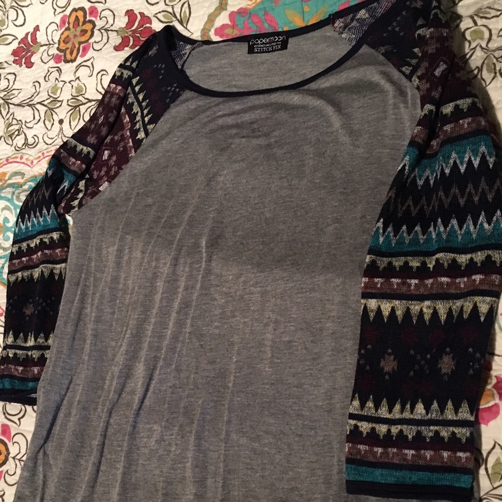 3/4 sleeve Stitchfix shirt