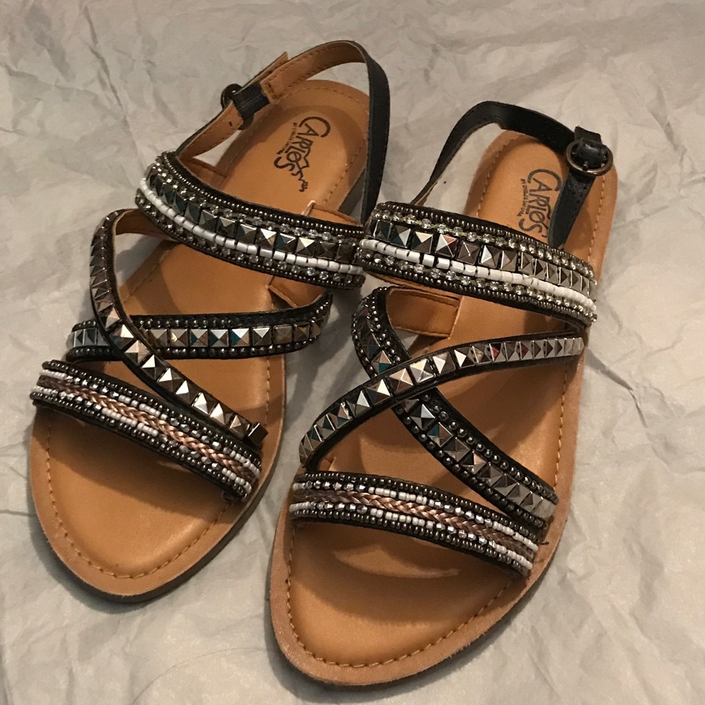 Carlos Santana embellished sandals OFFERS WELCOME