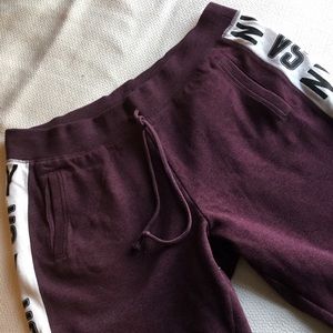 Purple Victoria Secret Angel Sweatpants