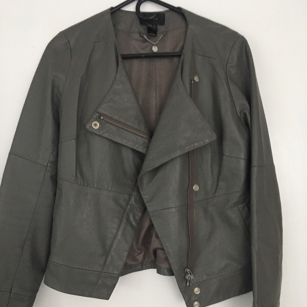 Mango leather jacket