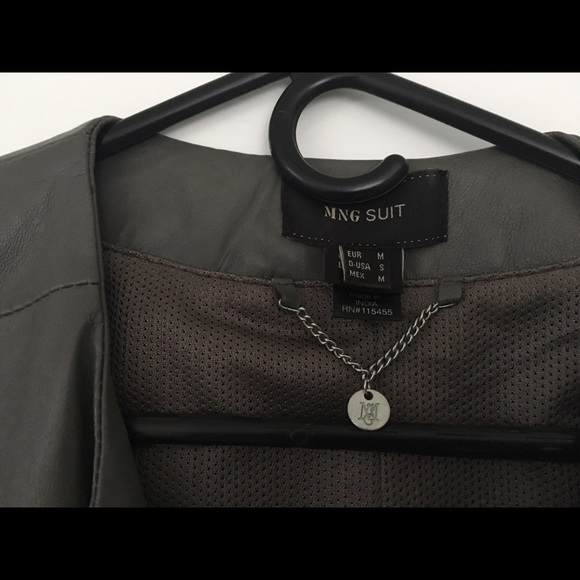 Mango leather jacket - Picture 2 of 3