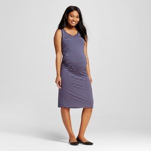 Liz Lange Striped Maternity Dress XS
