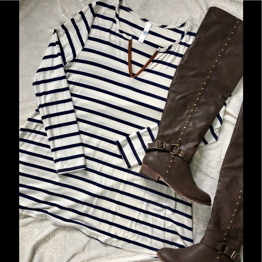 Striped tunic