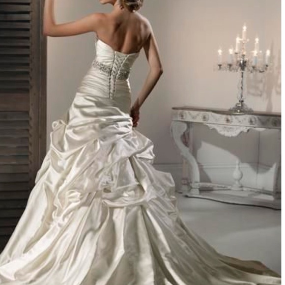 Authentic Maggie Sottero Calista wedding dress - Picture 3 of 4