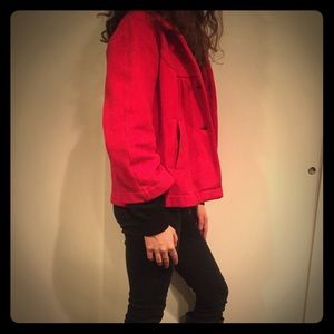 GAP red fall jacket