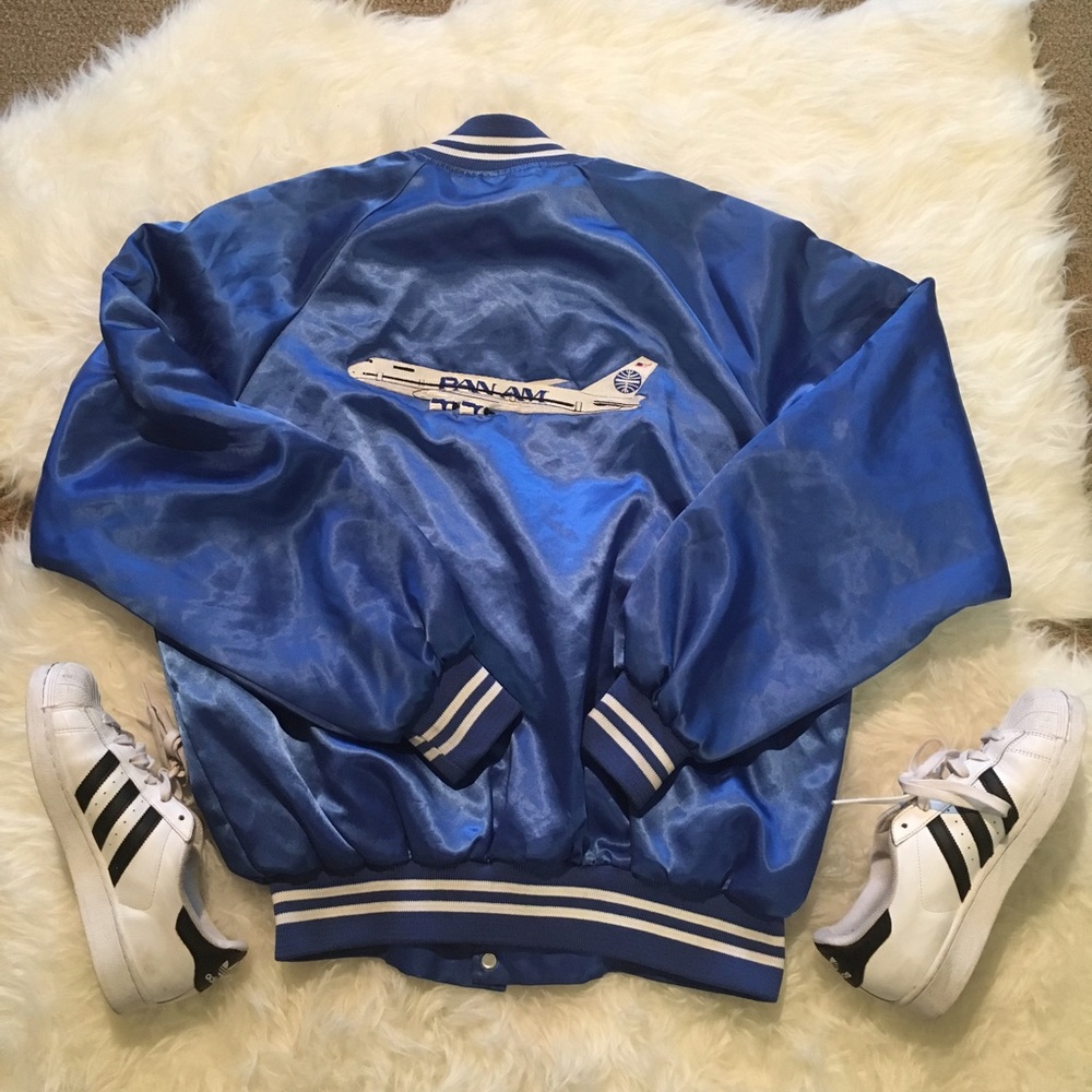 ✈️VINTAGE✈️ Pan Am Authenic Uniform Bomber