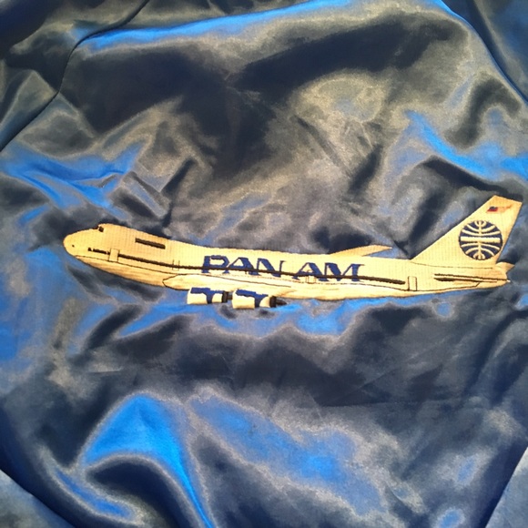 ✈️VINTAGE✈️ Pan Am Authenic Uniform Bomber - Picture 4 of 7