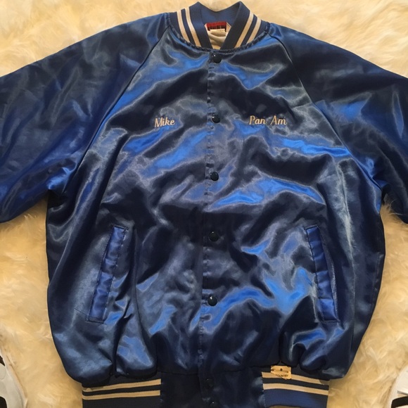 ✈️VINTAGE✈️ Pan Am Authenic Uniform Bomber - Picture 5 of 7