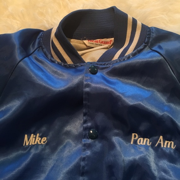 ✈️VINTAGE✈️ Pan Am Authenic Uniform Bomber - Picture 7 of 7