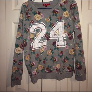 Floral sweatshirt