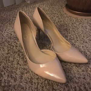 Nude heels size 10