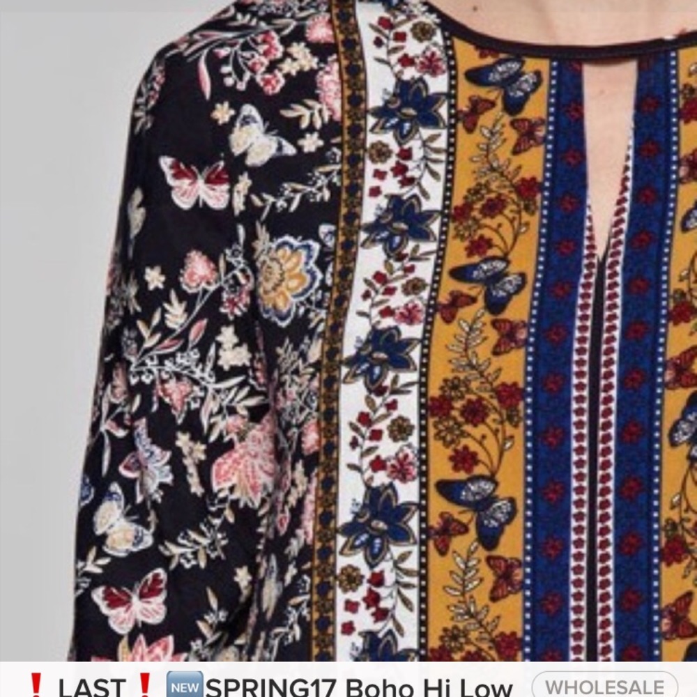 NWT Boho Hi Low Dress. This dress run true to size - Picture 3 of 4