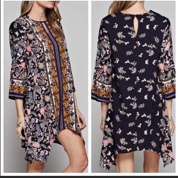 NWT Boho Hi Low Dress. This dress run true to size - Picture 2 of 4