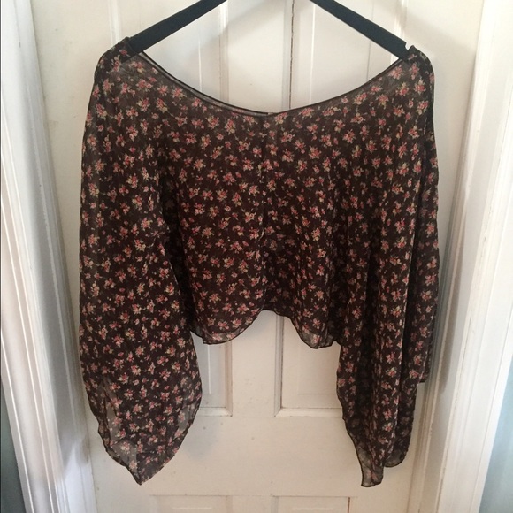 Bell Sleeved Floral Blouse - Picture 1 of 3