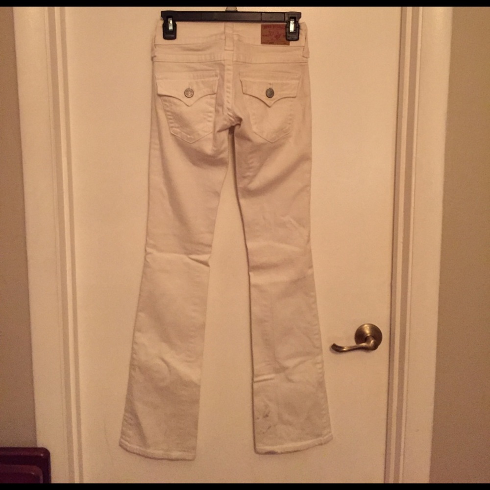 True Religion Becky White Jeans. Size 24.