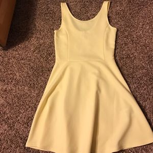H&M yellow skater dress NWOT