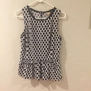 Banana Republic sleeveless peplum