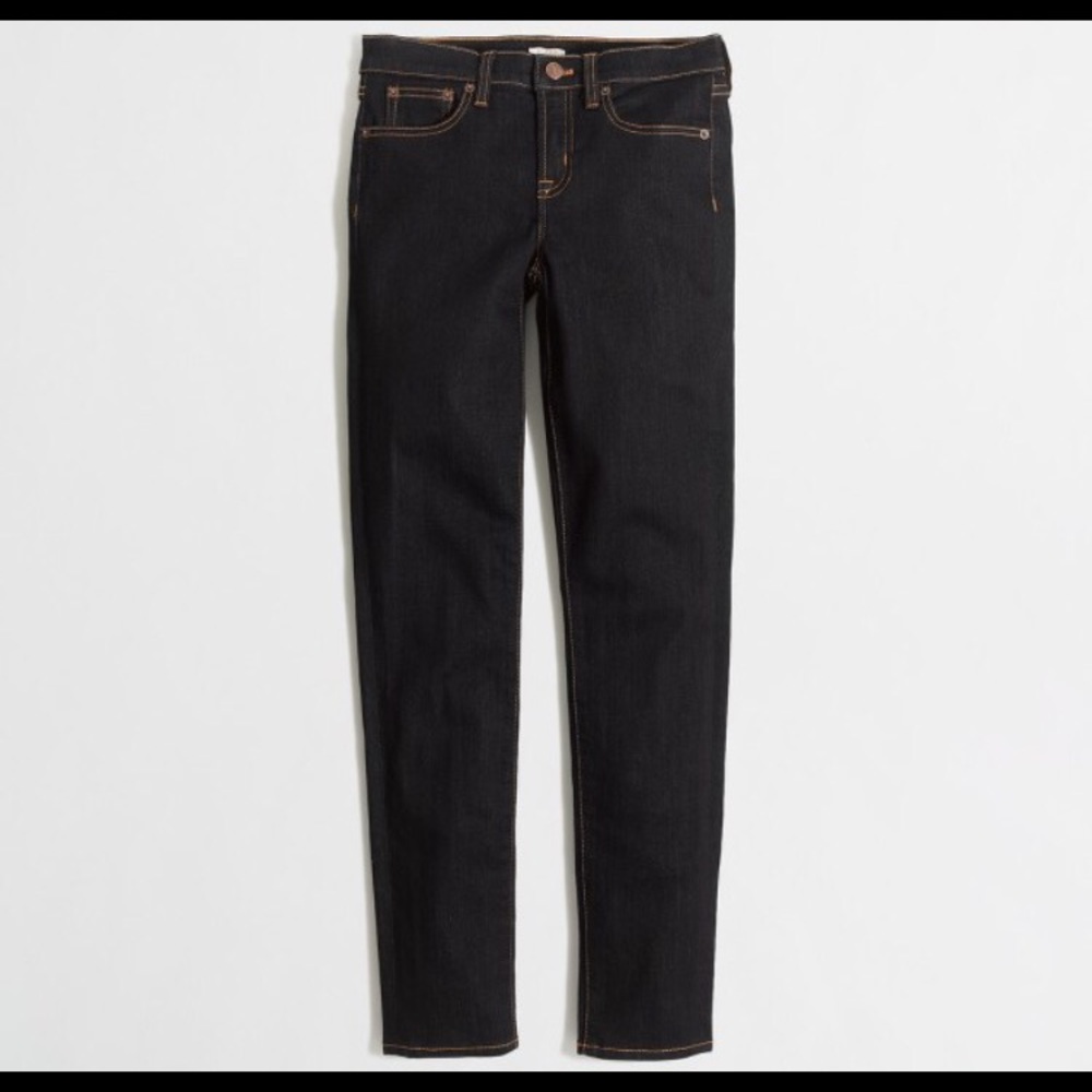 J. CREW factory mid rise skinny jeans ankle crop