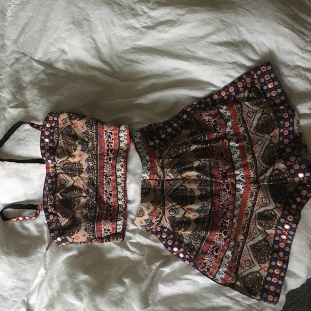 *SOLD*Coachella style two piece set