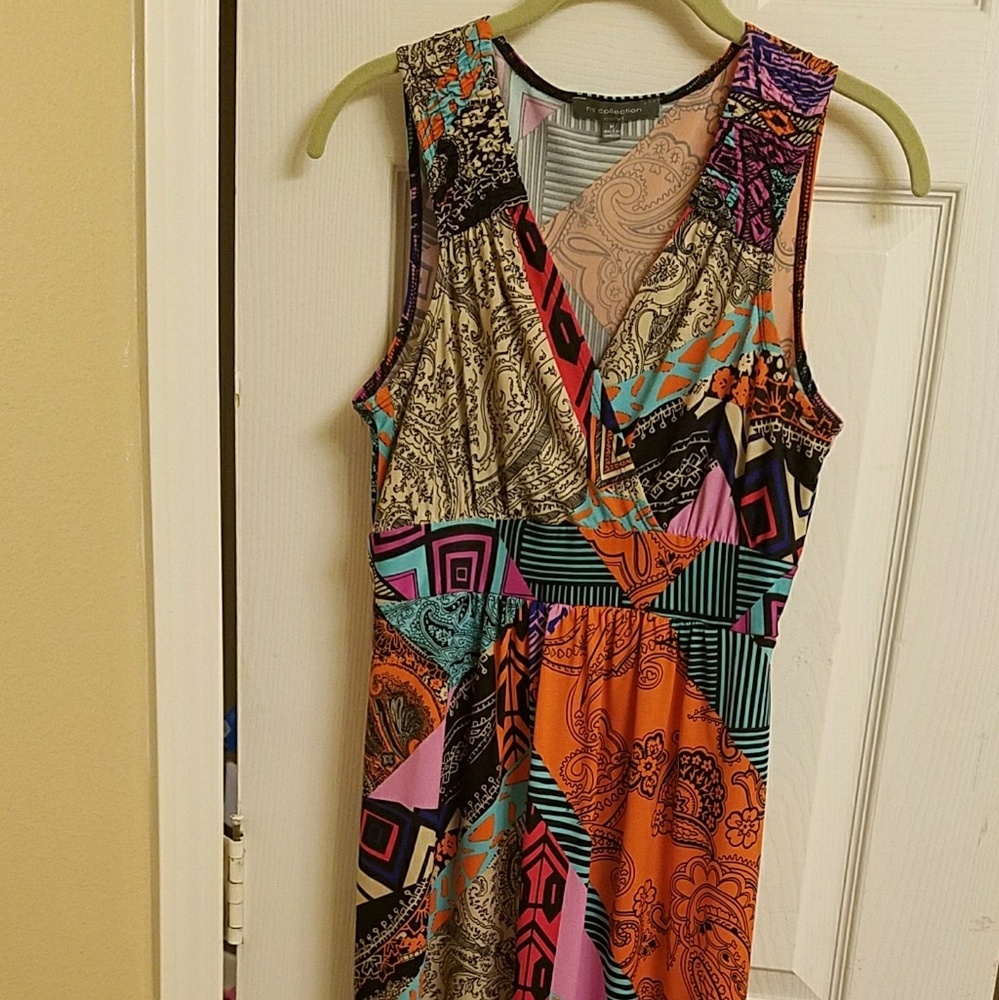 Moroccan colored Maxi Dress