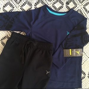 Outfit for active toddlers.