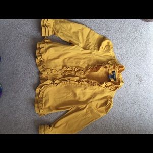 Mustard colored blazer