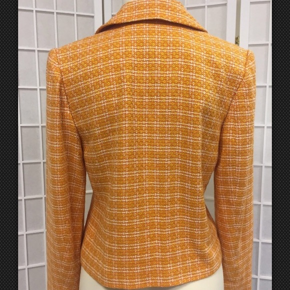 Grace Dane Lewis woman Jacket orange new size 8 p - Picture 2 of 4