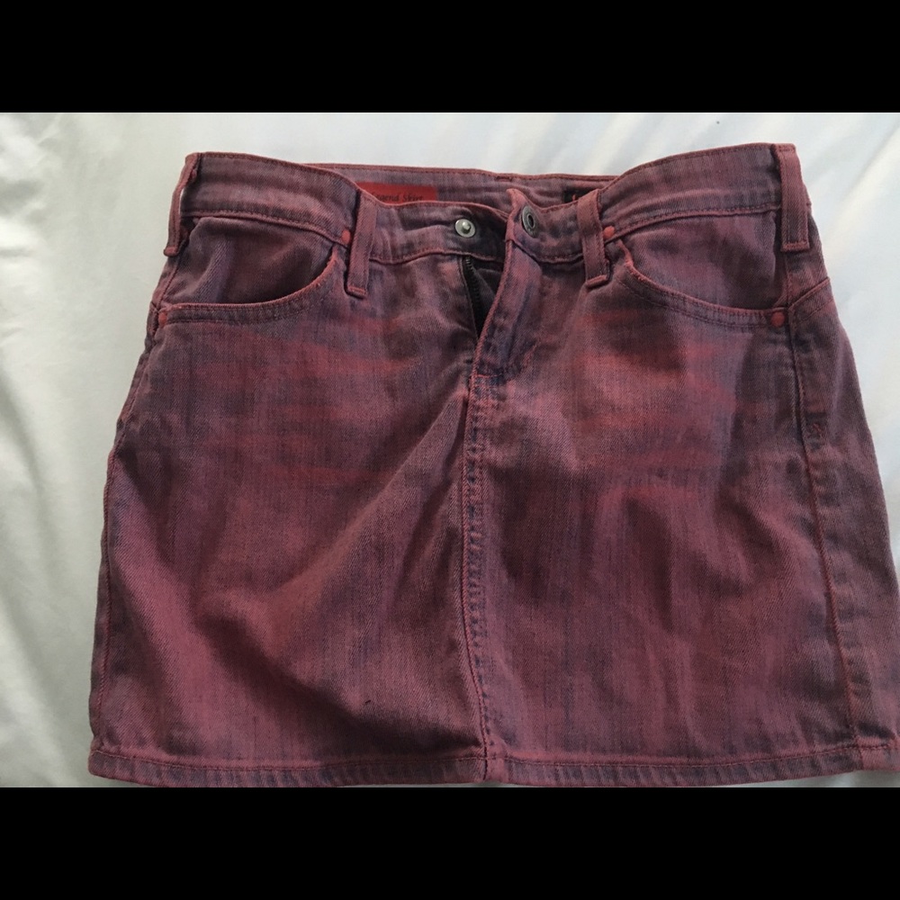 AG Adriana Goldsmith jeans mini skirt