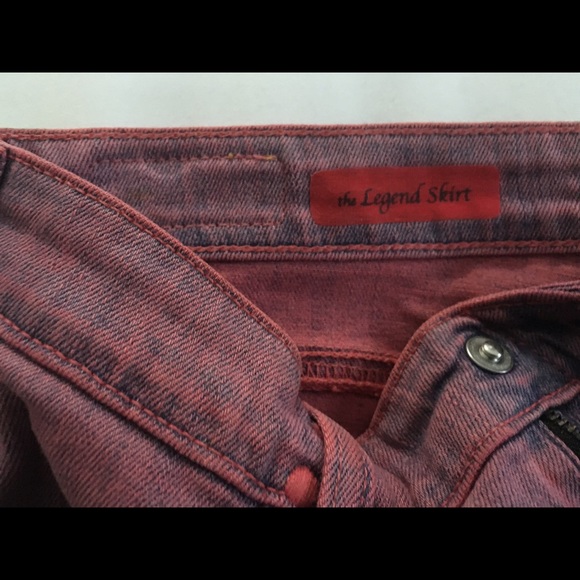 AG Adriana Goldsmith jeans mini skirt - Picture 2 of 3