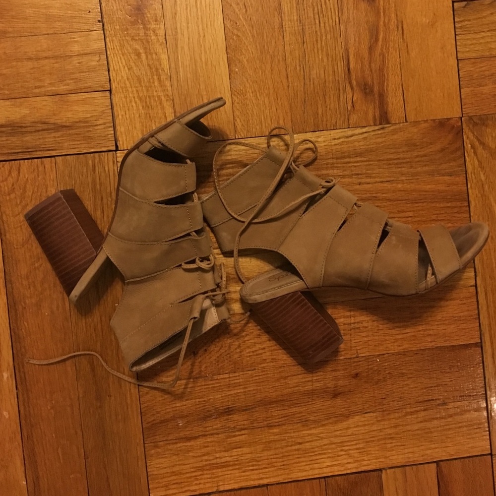 Block Heel Lace Up