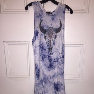 Tie Dye High Low dress