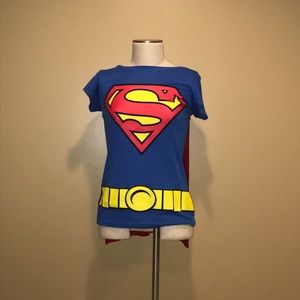 Super man Women's T-Shirt with cape