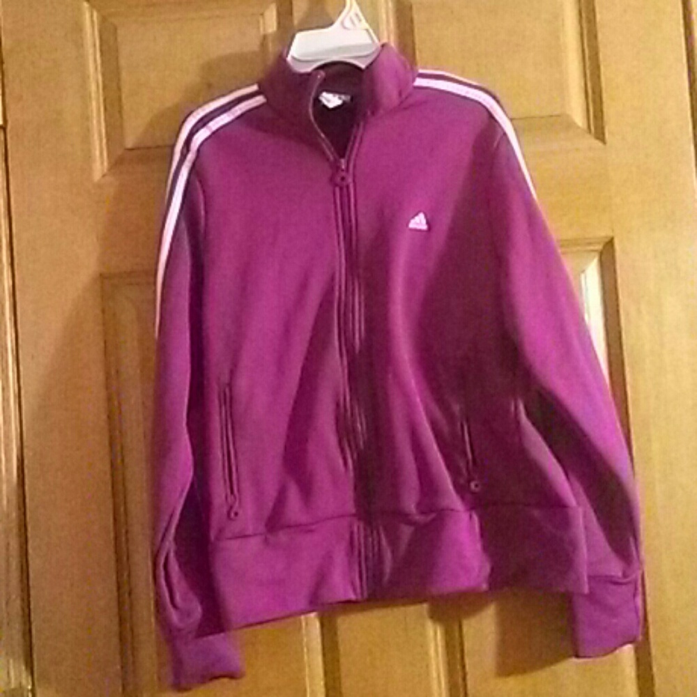 Adidas track zip up