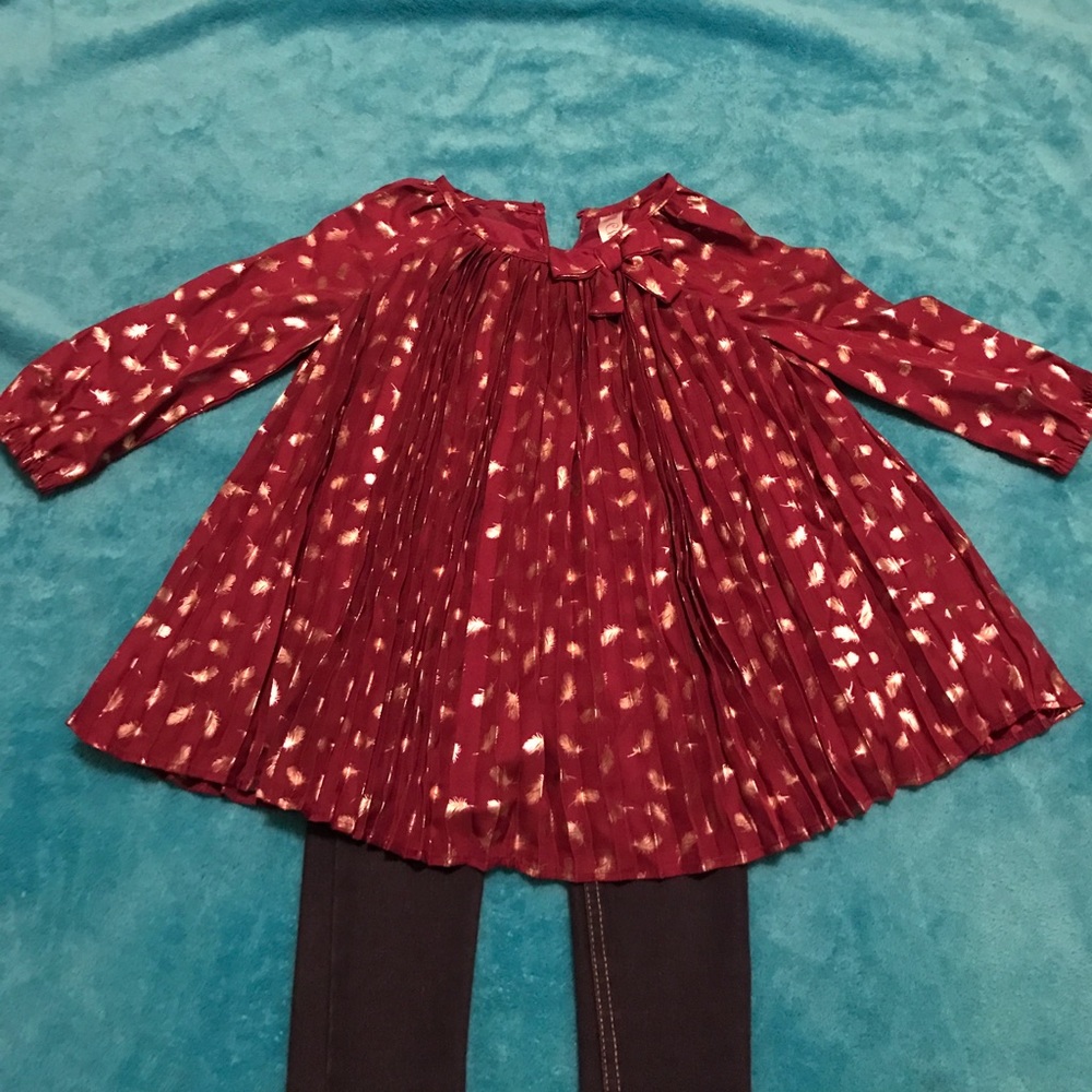 Cherokee pleated top