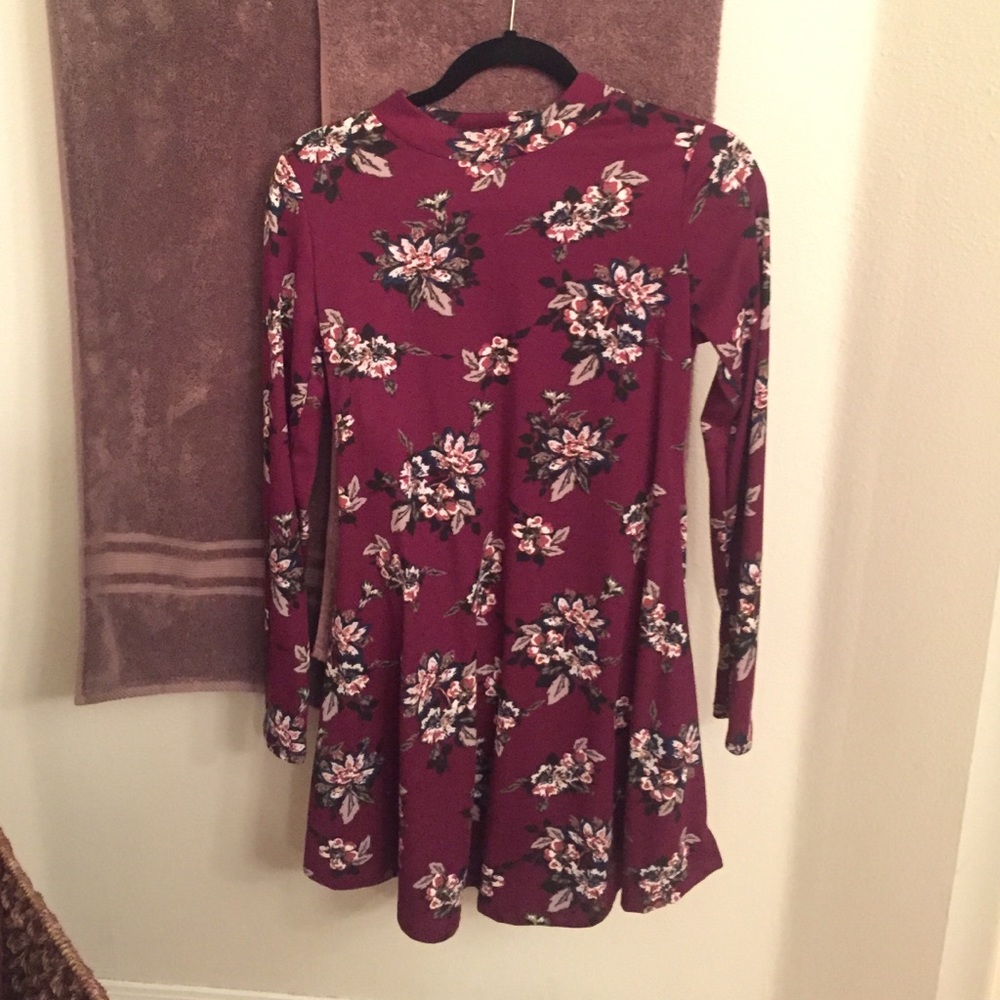 Lush mock neck dress