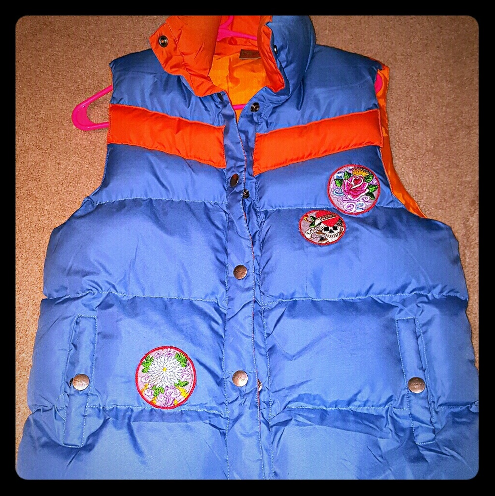 Down Authentic Ed Hardy Vest