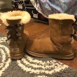 Ugg ribbon boots