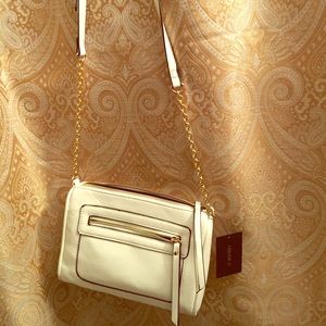 Forever 21 white cross-body bag new with tags!